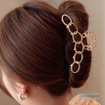 Kẹp tóc kim loại kiểu dáng thời trang phong cách Hàn Quốc năm 2022 cho nữ