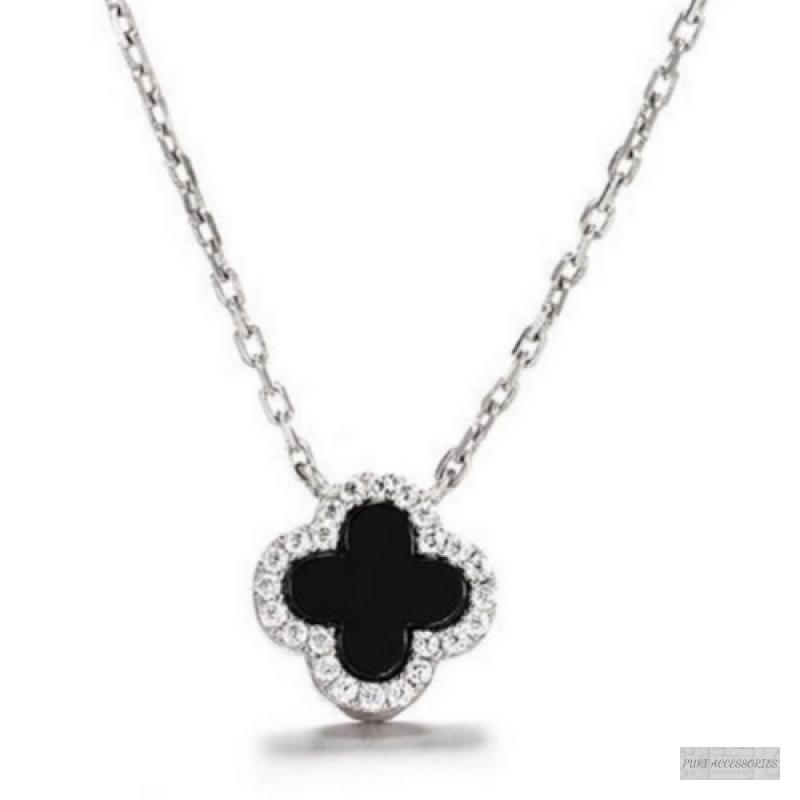  Dây chuyền cỏ 4 lá lấp lánh cao cấp 